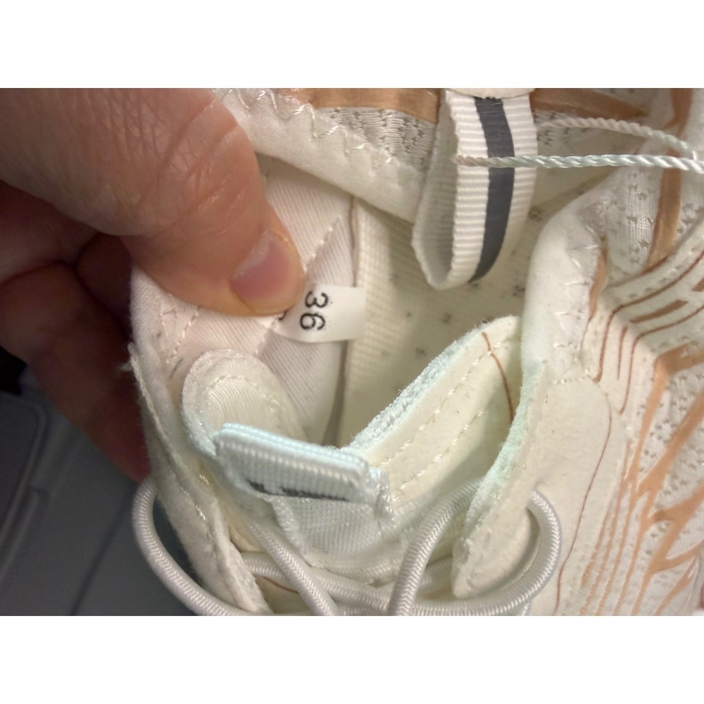 Hike Footwear Barefoot Shoes White Rose‎ Gold Minimalist Sneakers Size 36 NEW - Picture 9 of 11